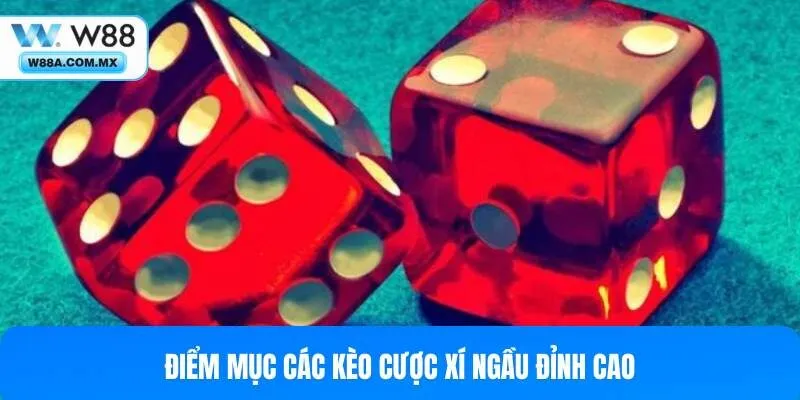 Danh sách các kèo cược nổi bật trong sicbo W88